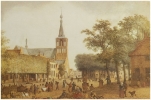De Markt te Helmond rond 1804