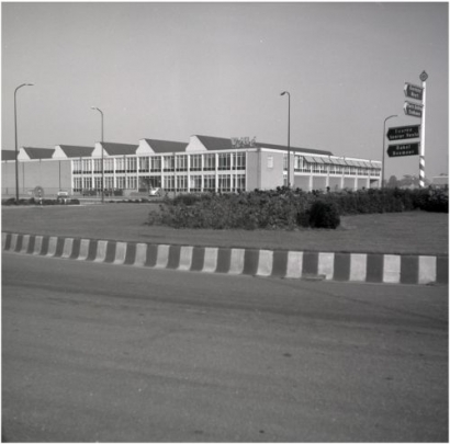 De Végé-centrale in Helmond in 1960. Fotograaf Jos Pé.
