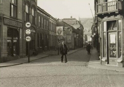 De Ameidestraat vóór de verbreding