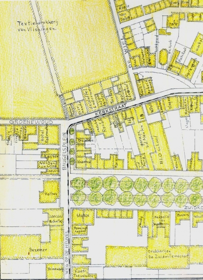 De binnenstad van Helmond in 1923.