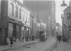 Veestraat in de winter